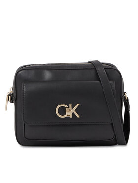 Calvin Klein Calvin Klein Soma Re-Lock Camera Bag W/Flap K60K611083 Melns
