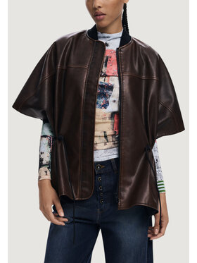 Desigual Desigual Mantella PONCHO_RICHMOND BU Marrone Casual Fit
