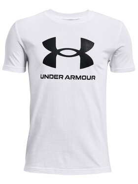 Under Armour Under Armour Тишърт Ua Sportstyle Logo 1363282 Бял Loose Fit
