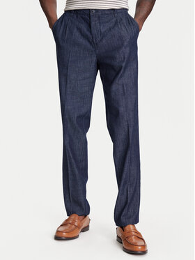 United Colors Of Benetton United Colors Of Benetton Pantaloni di tessuto 40QFUF05J Blu scuro Slim Fit