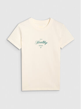 4F 4F T-Shirt MIDSHOP TEXTILE Biały Regular Fit
