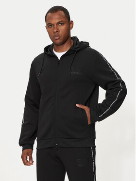 EA7 Emporio Armani EA7 Emporio Armani Mikina 6DPM91 PJZZZ 1200 Čierna Regular Fit