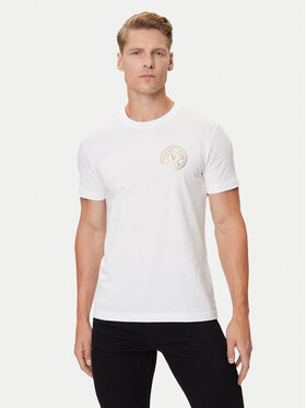 Versace Jeans Couture Versace Jeans Couture T-Shirt 79GAHT00 CJ00T Biały Regular Fit