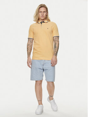 Jack&Jones Polo Jjepaulos 12136668 Narančasta Slim Fit