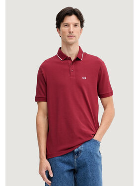 Armani Exchange Armani Exchange Polo XM001289 AF10363 Bordowy Casual Fit