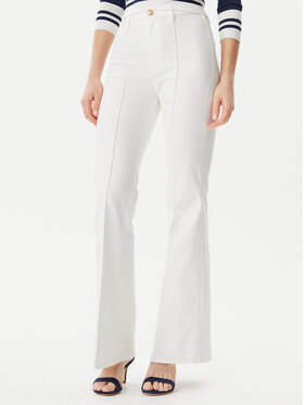 Guess Guess Pantaloni din material W5GA1Q D5N71 Bej Regular Fit