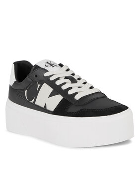 Calvin Klein Jeans Calvin Klein Jeans Sneakers Cupsole Flatform Mix Lth Wn YW0YW01227 Nero