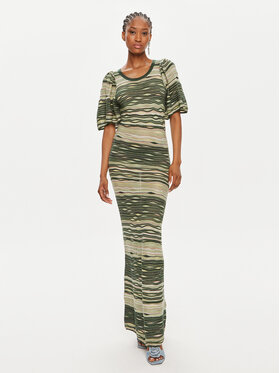 Munthe Munthe Rochie tricotată Overcast 242139024273 Verde Slim Fit