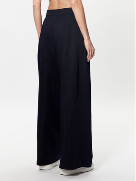 Tommy Hilfiger Hlače WW0WW38596 Tamnoplava Wide Leg