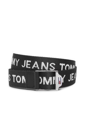 Tommy Jeans Tommy Jeans Dámsky opasok Tjw Webbing 3.0 AW0AW14071 Čierna