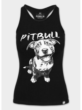 PITBULL PITBULL Tank top PUPPY 2 Czarny Regular Fit