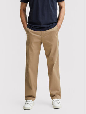 Selected Homme Selected Homme Chino kalhoty Salford 16080159 Béžová Loose Fit