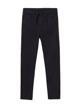 Mayoral Mayoral Pantaloni din material 6525 Negru Relaxed Fit