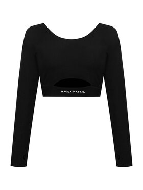 Magda Matyja Magda Matyja Bluzka SPORTY LONGSLEEVE Czarny Active Fit