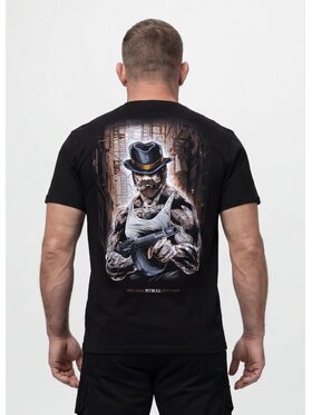PITBULL PITBULL T-Shirt HATTER Czarny Regular Fit