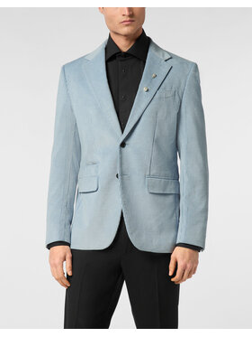 PHILIPP PLEIN PHILIPP PLEIN Marynarka 24239 Niebieski jasny Regular Fit