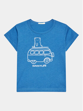 United Colors Of Benetton United Colors Of Benetton T-shirt 3I1XA1030 Plava Regular Fit