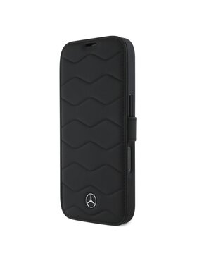 Mercedes-Benz Mercedes-Benz Etui na telefon MB Waves Leather Czarny
