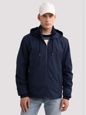 BIG STAR BIG STAR Kurtka outdoor TRAVELLO_403_130 Granatowy Basic Fit