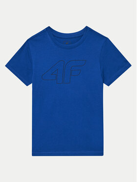 4F 4F Тишърт 4FJWMM00TTSHM1627 Син Regular Fit