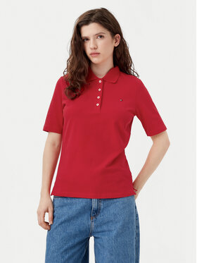 Tommy Hilfiger Tommy Hilfiger Polokošile 1985 WW0WW43224 Červená Regular Fit