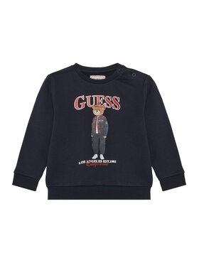 Guess Guess Bluza N6BQ03 K6112 Granatowy Regular Fit