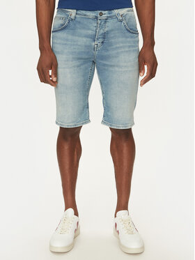 Mustang Mustang Jeansshorts Chicago 1012672 Blau Slim Fit