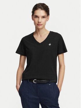 Beverly Hills Polo Club Beverly Hills Polo Club T-Shirt P-SS26W-TS516518 Černá Regular Fit