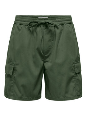 Only & Sons Only & Sons Szorty sportowe Kal 22034462 Zielony Slim Fit
