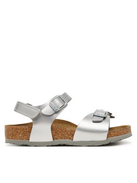 Birkenstock Birkenstock Sandály Rio As Flowers 1031702 S Stříbrná