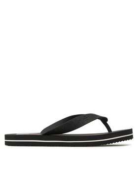 Tommy Jeans Tommy Jeans Zehentrenner Tjw Flag Eva Beach Sandal EN0EN02194 Schwarz