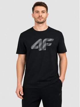 4F 4F T-Shirt 4FWAW26TTSHM3579 Czarny Active Fit
