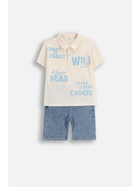 Coccodrillo Coccodrillo Komplet t-shirt i spodenki WC5117305XBK-022 Kolorowy Regular Fit