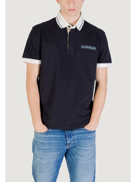 Napapijri Napapijri Polo E- ZERI Μαύρο Casual Fit
