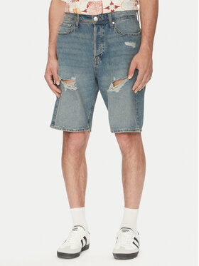 Jack&Jones Jack&Jones Pantaloni scurți de blugi Alex 12274957 Albastru Loose Fit