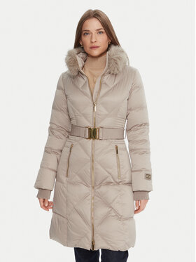 Marciano Guess Marciano Guess Зимове пальто 5BGL38 7374A Écru Regular Fit
