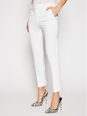 Pinko Chinos kelnes Bello PE 21 BLK01 1G15LF 5872 Balta Regular Fit