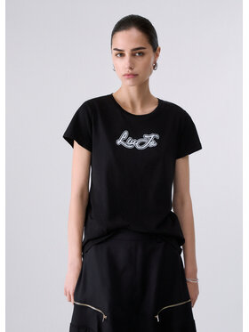 Liu Jo Liu Jo T-Shirt TF6283JS923W9415 Czarny Regular Fit