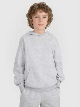 4F 4F Bluza BASIC+ Szary Oversize