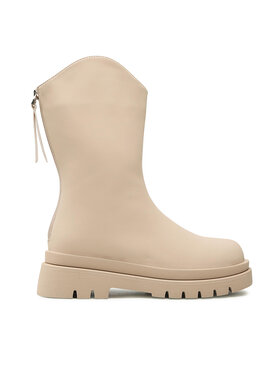 DeeZee DeeZee Polokozačky WS2601-01 Béžová