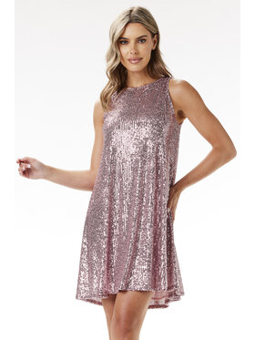 Awama Awama Abito da sera A691 Rosa Basic Fit