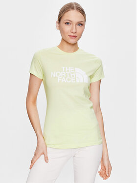 The North Face The North Face T-Shirt Easy NF0A4T1Q Zielony Regular Fit
