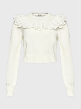 Glamorous Glamorous Pullover CK6967 Écru Regular Fit