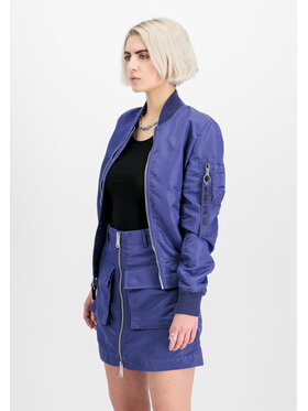 Alpha Industries Alpha Industries Kurtka bomber MA-1 VF Light Bomber Jacket Women Fioletowy Slim Fit