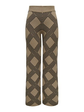 ONLY ONLY Pantaloni in maglia Anny 15327634 Beige Loose Fit