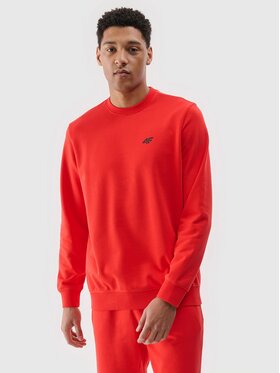 4F 4F Felpa 4FWMM00TSWSM1767-62S Rosso Regular Fit