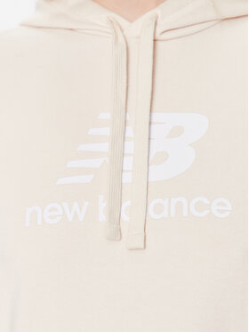 New Balance Majica Dugih Rukava WT31533 Bež Relaxed Fit