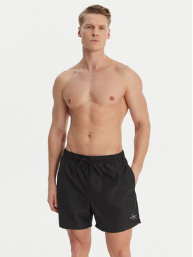 Calvin Klein Swimwear Calvin Klein Swimwear Kopalne hlače LV00N61045 Črna Regular Fit