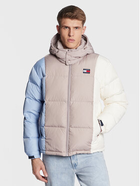 Tommy Jeans Tommy Jeans Doudoune Alaska Colorblock DM0DM15639 Beige Regular Fit