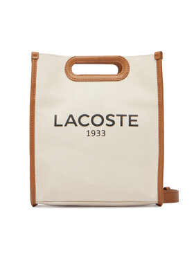 Lacoste Lacoste Torbica Small Heritage Canvas Tote NF5232TD Svijetlo bež
